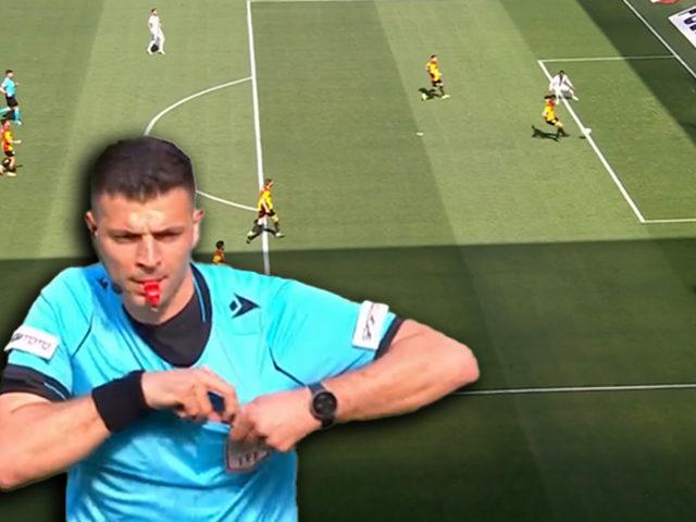 Son dakika: Göztepe-Beşiktaş maçında kendi kalesine şut çekti ve topu ağlara gönderdi!