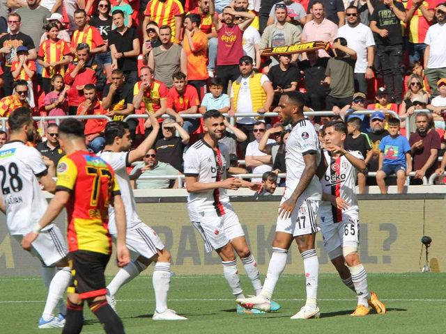 9 kişi Beşiktaş, Göztepe'den 3 puanı kaptı! Nefes kesen mücadele...