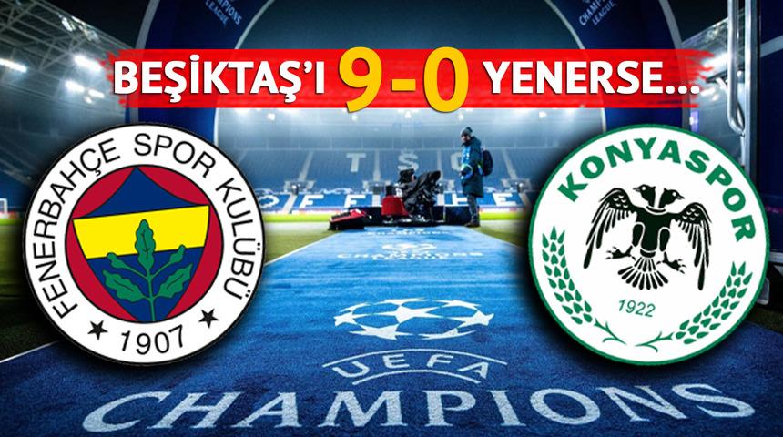 Şampiyonlar Ligi'nde muhtemel rakipler belli oldu! Fenerbahçe avantajı kaptı fakat Konyaspor, Beşiktaş'ı 9-0 yenerse...