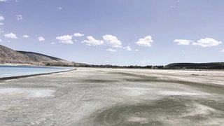 Salda Gölü'nün son hali sosyal medyada gündem oldu