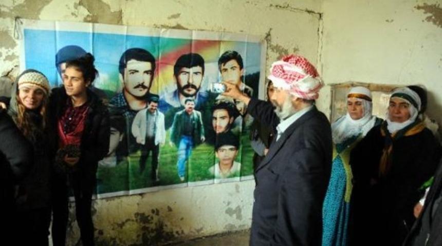 Lice'nin Fis K&ouml;y&uuml;'nde PKK'nın kuruluşunu kutladılar