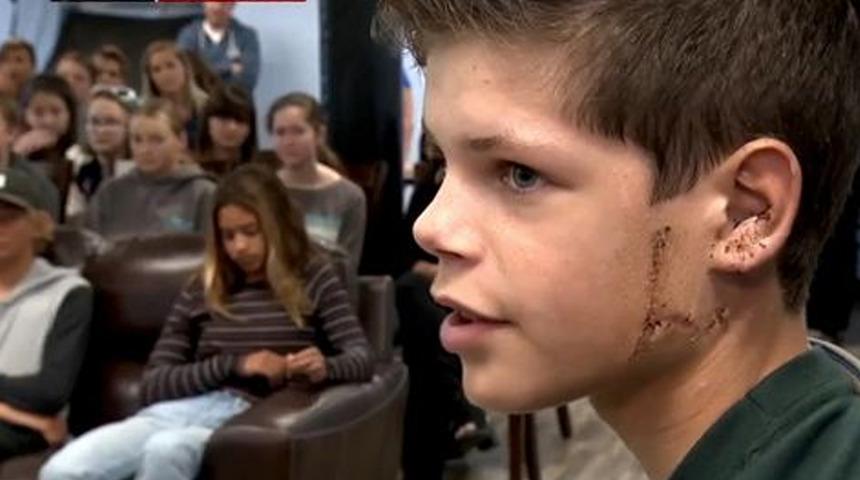 Şakası gerçek oldu! Oğlunu o halde görünce şoke oldu