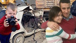 Denizli'de korkunç kaza! Tıra çarpan otomobil bir aileye mezar oldu, sıkışan cansız bedenleri güçlükle çıkarıldı