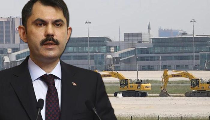 SON DAKİKA | Bakan Kurum'dan Atatürk Havalimanı açıklaması: 