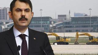 SON DAKİKA | Bakan Kurum'dan Atatürk Havalimanı açıklaması: Millet Bahçesi projemize devam edeceğiz