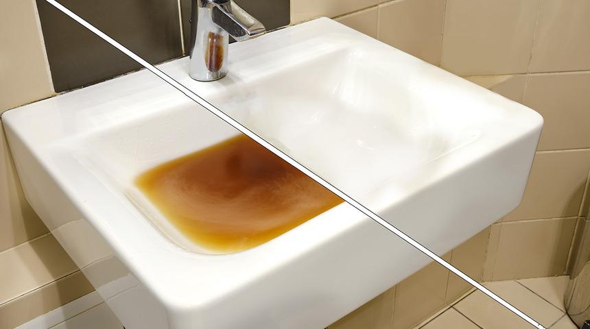 Tıkalı lavaboları a&ccedil;mak işte bu kadar basit! Her evde olan malzeme ile...