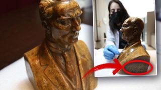 Atatürk büstünde şaşırtan detay! İtalyan heykeltıraş Pietro Canonica'nın imzası çıktı... 'Bu gelişme bizi heyecanlandırdı'
