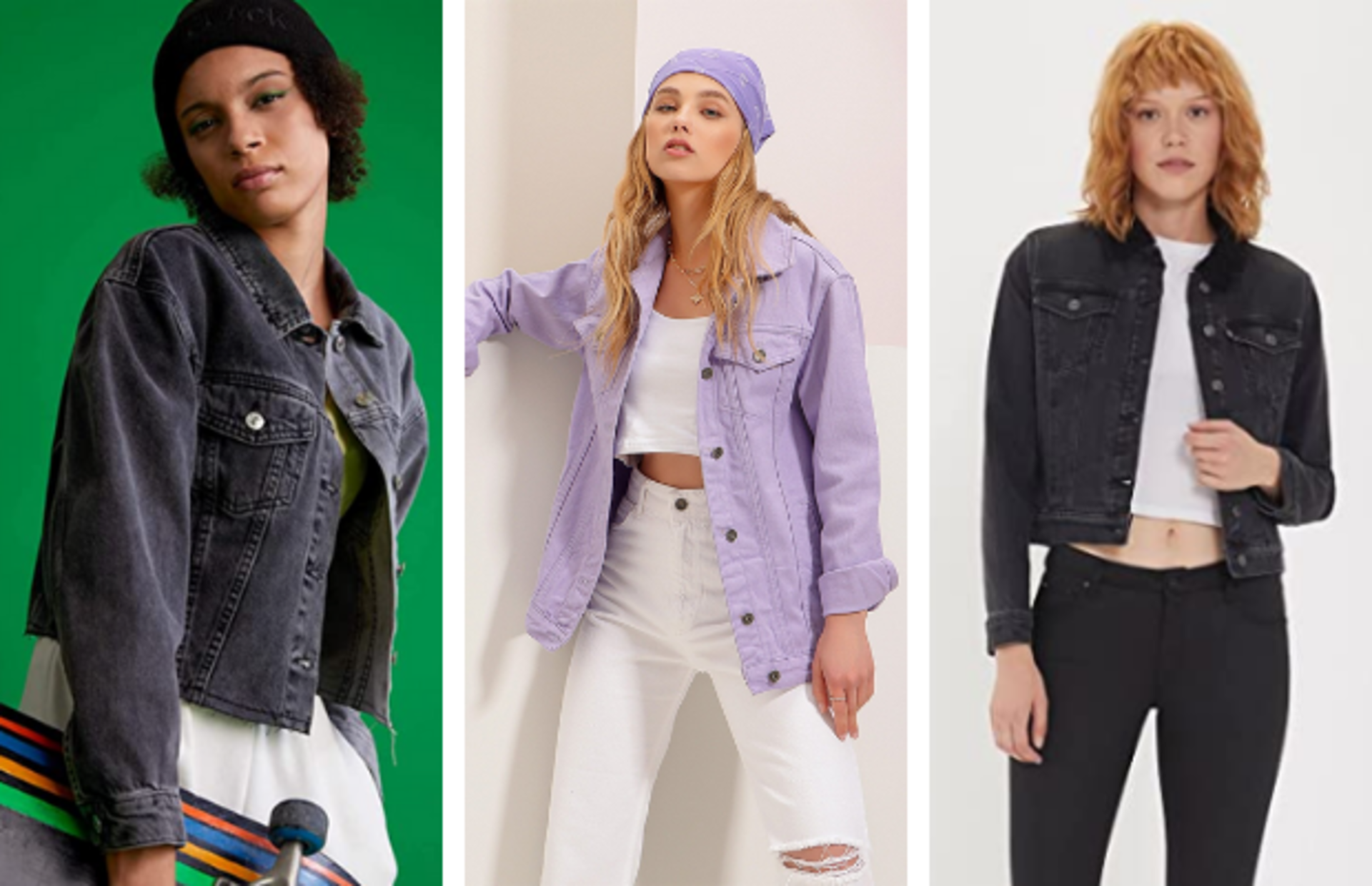 Bu bahar çok moda olan hem spor hem şık kombinlere uygun kot ceket modelleri