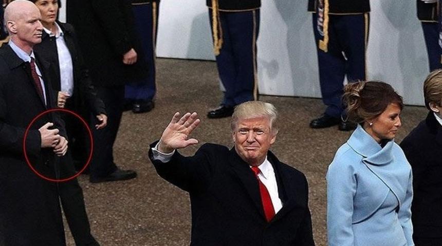 'Trump'ın korumaları 'takma kol' kullandı'