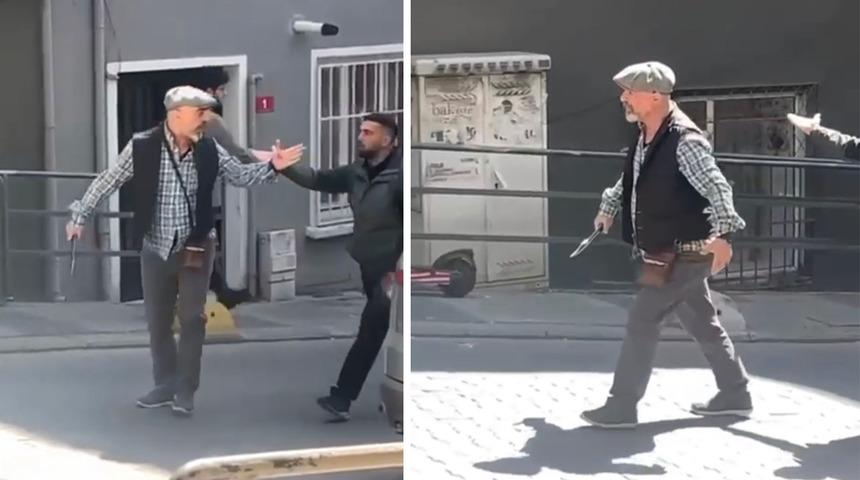 Kadıköy'de hareketli anlar! Birbirlerine girdiler: Bıçak, taş, çekiç...