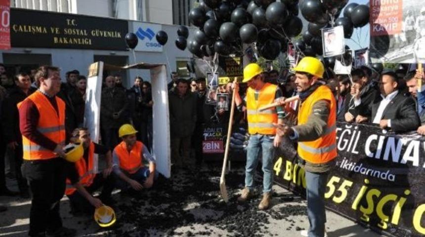 Madencilerin dramını anlatıp, Faruk Çelik'i istifaya çağırdılar