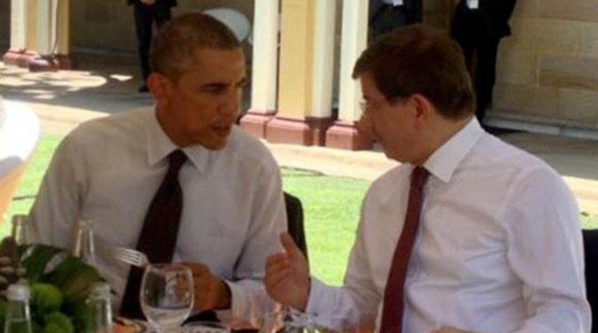 Başbakan Davutoğlu, Obama ile görüştü