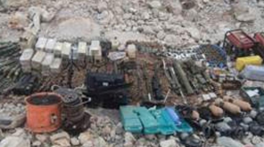 Son dakika: Teröristlere ait 120 metrelik mağara tespit edildi! Çok sayıda mühimmat ele geçirildi