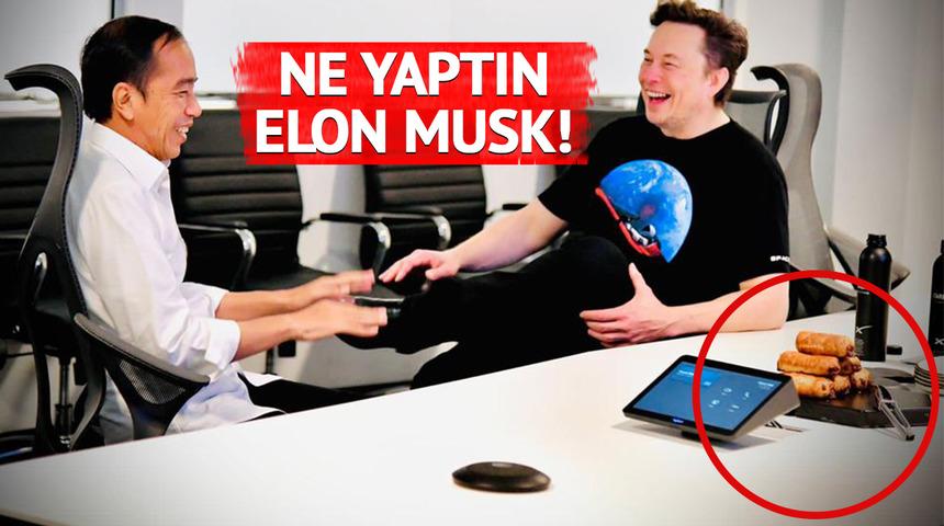 Ne yaptın Elon Musk! Fotoğraftaki detay sosyal medyayı ayağa kaldırdı