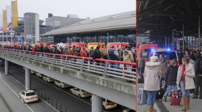 Almanya'da Hamburg Havalimanı'nda alarm