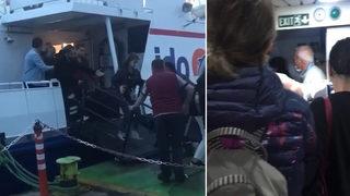 Bursa’da feribotta korku dolu anlar! Halatlar bile koptu…