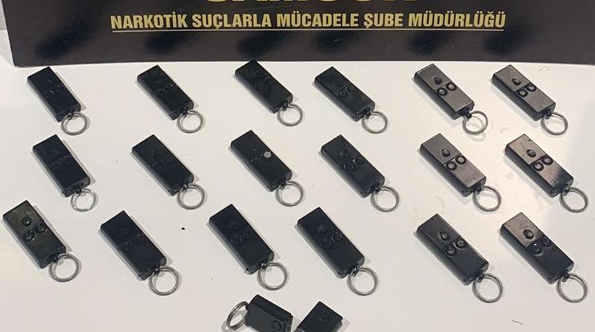 Boyutu k&uuml;&ccedil;&uuml;k etkisi &ouml;ld&uuml;r&uuml;c&uuml;... Samsun polisi ele ge&ccedil;irdi: Hepsi &ccedil;alışır vaziyette!