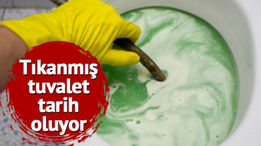 Tıkalı tuvalet sorununu ne kadar hızlı &ccedil;&ouml;zd&uuml;ğ&uuml;ne inanamazsınız! Hemen deneyin