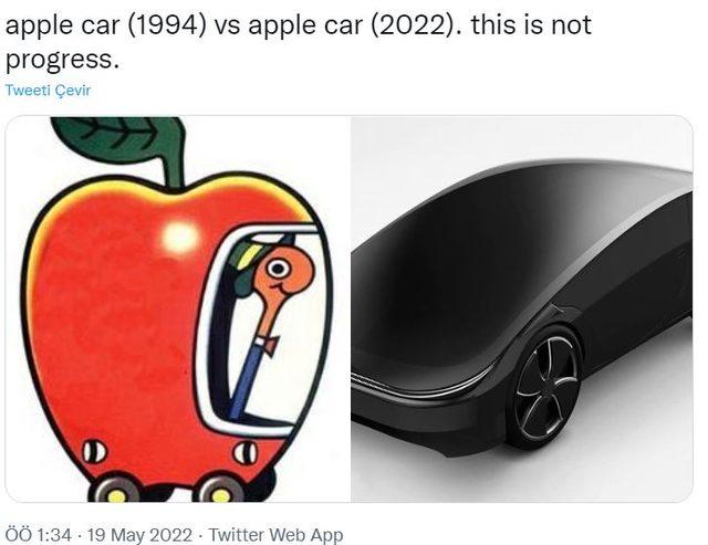 Apple car tweet