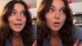 Sosyal medyadan isyan etti! “Uçakta göğüslerimi kapatmamı söylediler” 