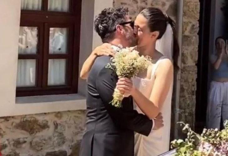 Melis Birkan ve Aras Aydın evlendi! Ankara havası oynadılar