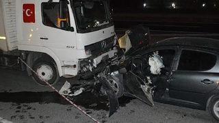 Ters yöne girince kafa kafaya çarpıştılar