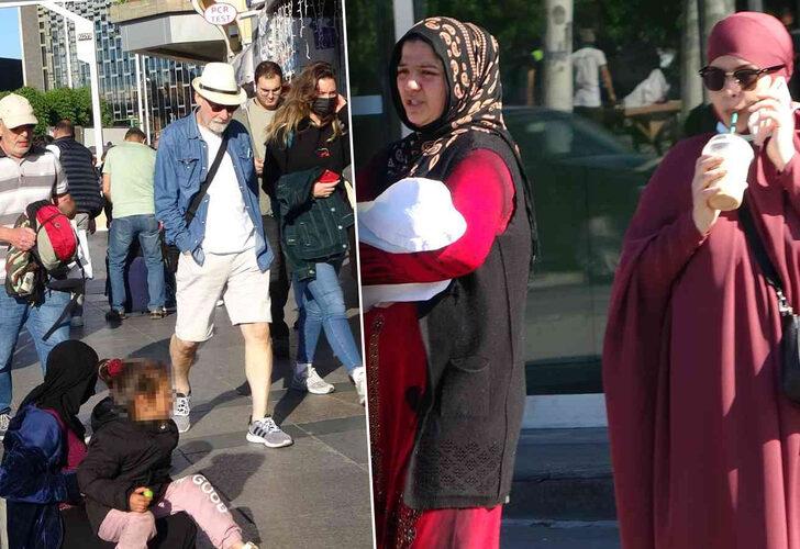 Duygu sömürüsü yapıp musallat oldular! Taksim'de dilenciler turist 'avlıyor'
