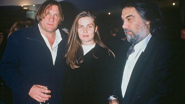 Vangelis ve Christophe Colomb'un hayatını oynayan Gerard Depardieu Cennetin Keşfi filminin galasında...