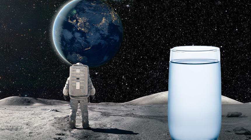 "Olsa da içsem" diyenlere müjde: Ay’daki su gelecekte içilebilir!