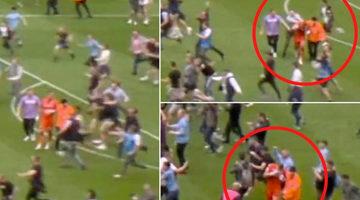 Son dakika: Tarih böyle skandal görmedi! Şampiyon olan Manchester City, rakip kaleciyi hastanelik etti