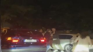 Maltepe'de filmleri aratmayan kovalamaca! Kendisine çarpan sürücüyü durdurup yakasına yapıştı