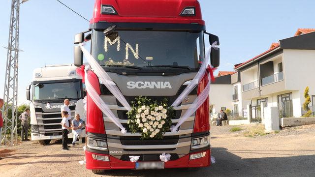 TIR'lı düğün konvoyuna ceza kesildi: Eşime feda olsun”