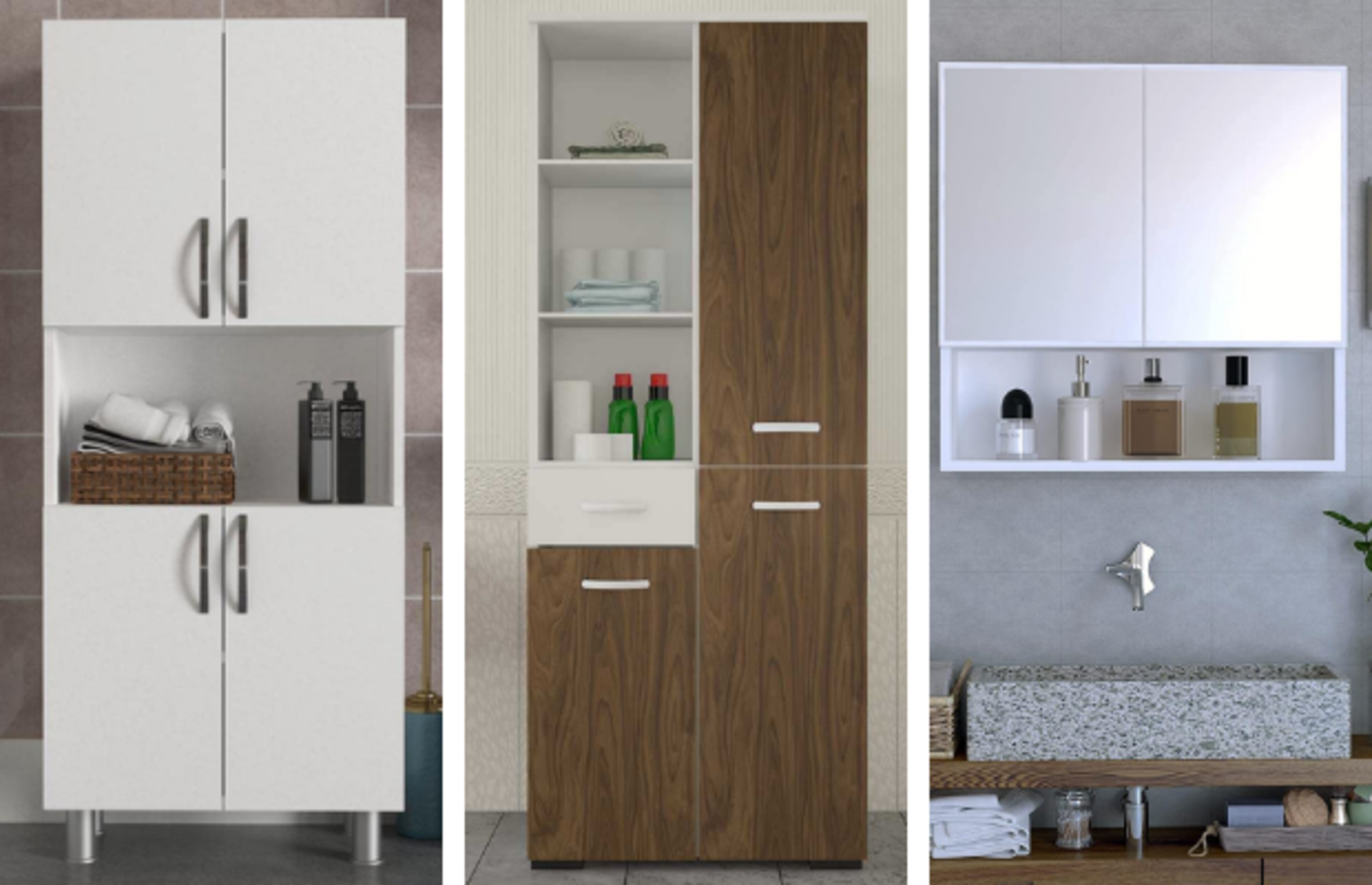 Banyosunda değişime gitmek isteyenler için en iyi banyo dolabı marka ve modelleri