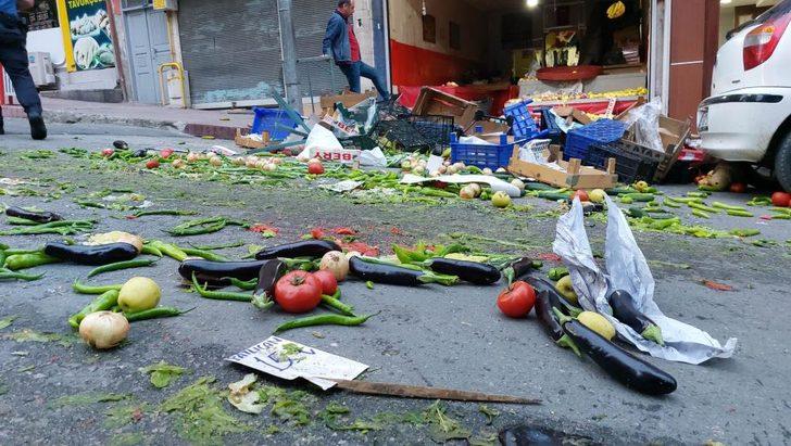  Samsun'da manavda dehşet anları! Silahlı çatışmanın ardından dükkanı yaktılar: 3'ü ağır 5 yaralı