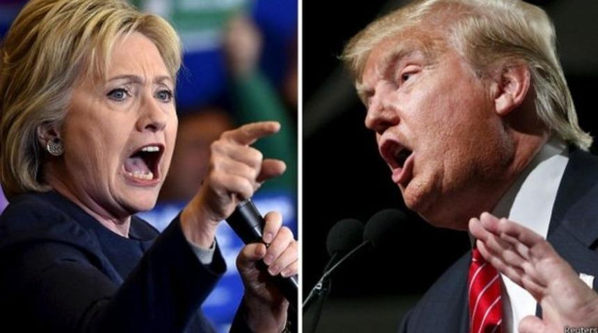 Clinton Trump'a karşı: Yarış şimdi başlıyor
