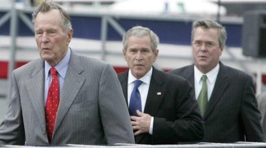 Bush'lar Trump'a destek vermeyecek