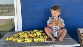 2 yaşındaki çocuk annesinin telefonuyla yanlışlıkla 31 adet hamburger sipariş etti! “Aç olan var mı?”