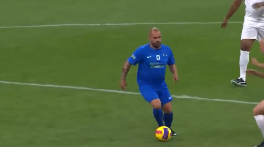 Galatasaray'ın eski yıldızı Wesley Sneijder, görüntüsüyle çok şaşırttı!