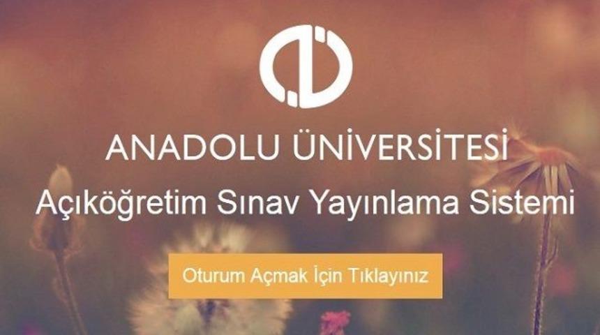 2015 yılı Güz dönemi AÖF sınav sonuçları www.anadolu.edu.tr'de