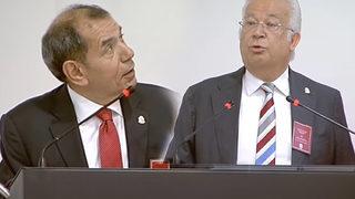 Galatasaray'da Dursun Özbek ve Eşref Hamamcıoğlu arasında gergin anlar!