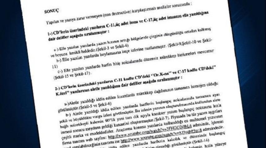 Balyoz delillerinde sahtecilik tespit edildi