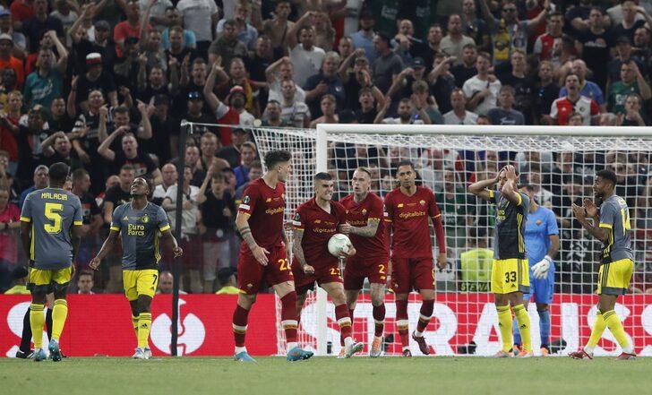 Son dakika: UEFA Konferans Ligi'nde şampiyon Roma!
