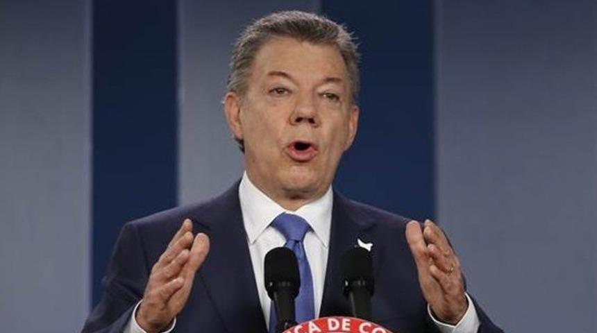 Nobel Barış &Ouml;d&uuml;l&uuml;'n&uuml;n sahibi Kolombiya Devlet Başkanı Juan Manuel Santos oldu