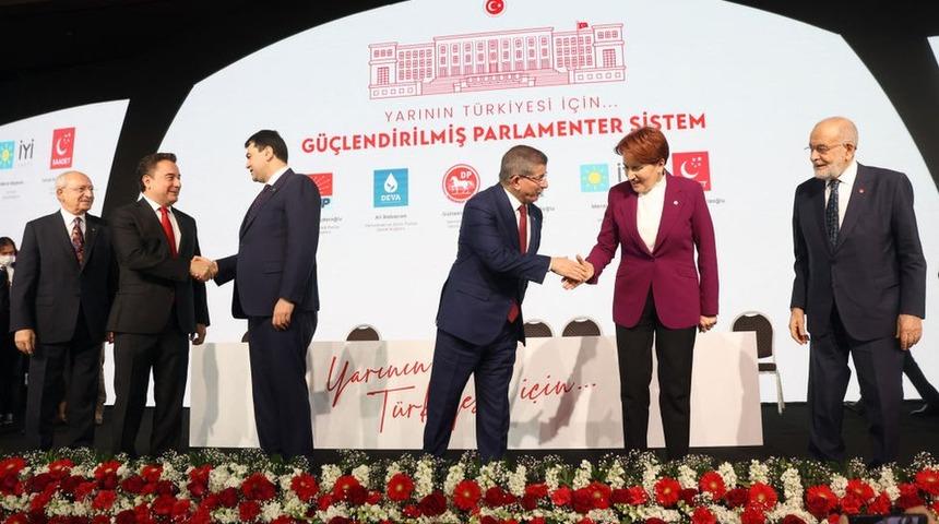 Altılı masada planlamalar, 'Kasım&rsquo;da erken se&ccedil;im' olasılığı g&ouml;zetilerek yapıldı