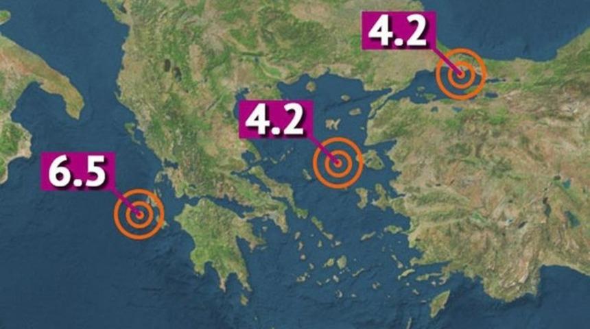 Yunanistan'da deprem vatandaşları tedirgin etti