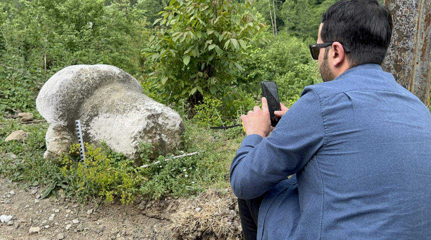 Bartın'da iş makineleri kazarken ortaya çıktı! 90 santimetre yüksekliğinde