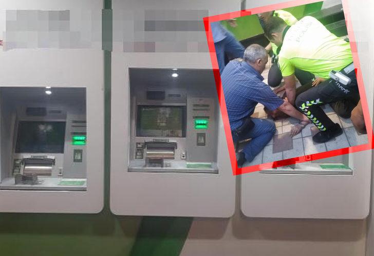 ATM'lere baltayla saldırdı! Polis tarafından etkisiz hale getirildi