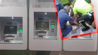 ATM'lere baltayla saldırdı! Polis tarafından etkisiz hale getirildi
