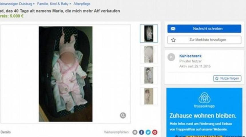 Suriyeli m&uuml;lteci 40 g&uuml;nl&uuml;k bebeğini satışa &ccedil;ıkardı