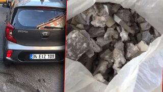 Şeytanın aklına gelmez! Araçtan kaşla göz arasında kristal parça çaldılar